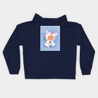 Unicorn kid Kids Hoodie